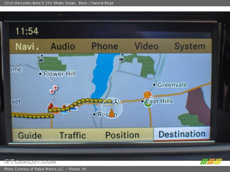 Navigation of 2010 E 350 4Matic Sedan