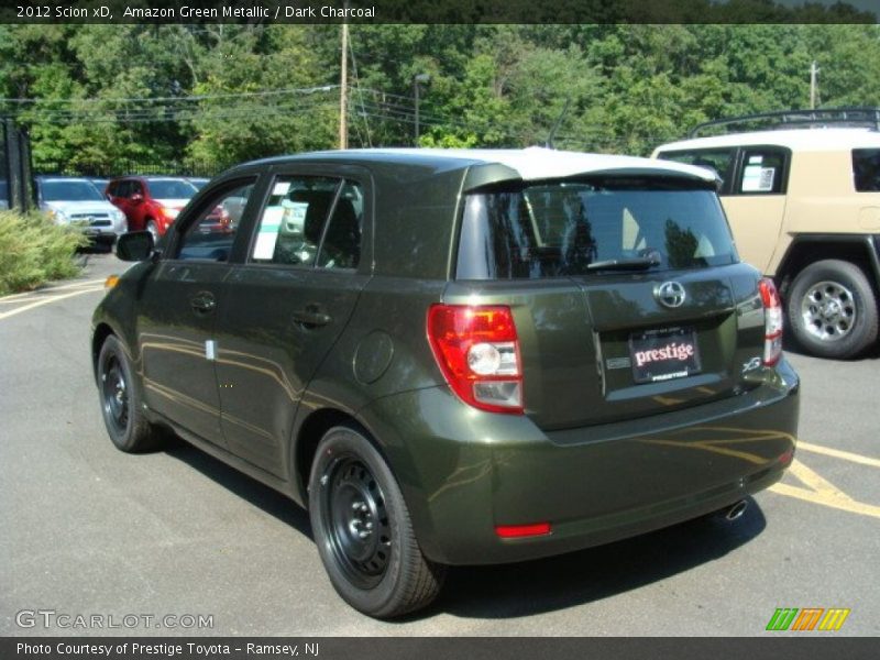 Amazon Green Metallic / Dark Charcoal 2012 Scion xD