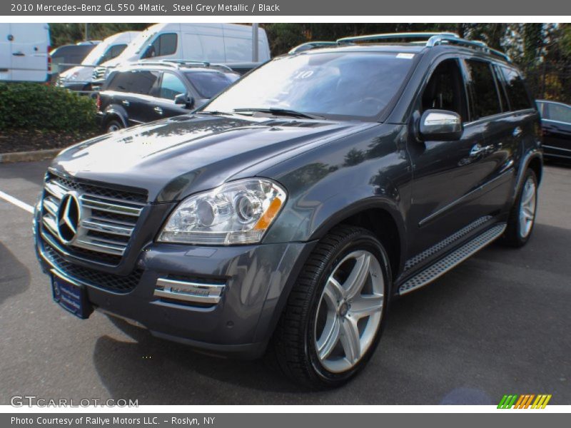 Steel Grey Metallic / Black 2010 Mercedes-Benz GL 550 4Matic