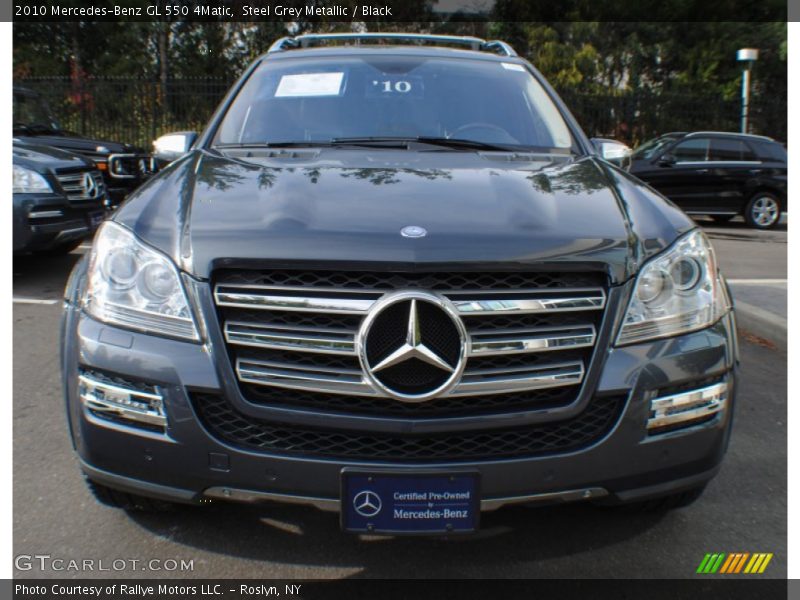 Steel Grey Metallic / Black 2010 Mercedes-Benz GL 550 4Matic