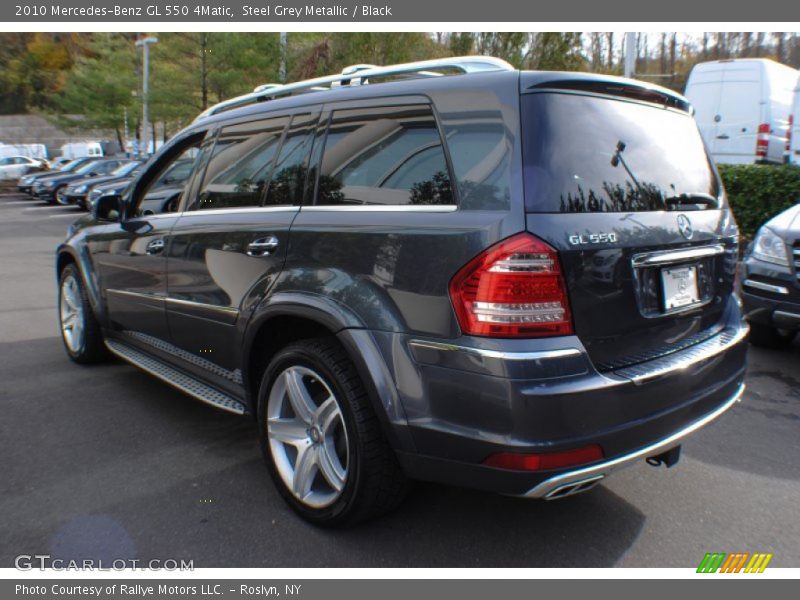 Steel Grey Metallic / Black 2010 Mercedes-Benz GL 550 4Matic