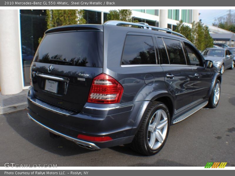 Steel Grey Metallic / Black 2010 Mercedes-Benz GL 550 4Matic