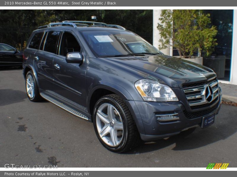 Steel Grey Metallic / Black 2010 Mercedes-Benz GL 550 4Matic