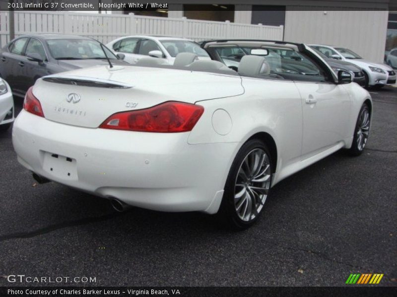 Moonlight White / Wheat 2011 Infiniti G 37 Convertible