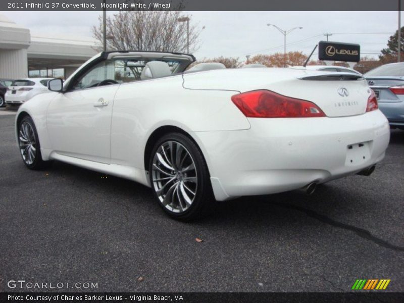 Moonlight White / Wheat 2011 Infiniti G 37 Convertible