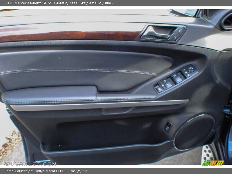 Steel Grey Metallic / Black 2010 Mercedes-Benz GL 550 4Matic