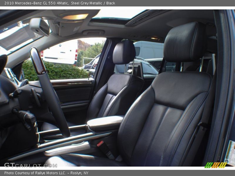 Steel Grey Metallic / Black 2010 Mercedes-Benz GL 550 4Matic