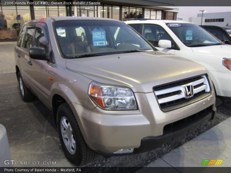 Desert Rock Metallic / Saddle 2006 Honda Pilot LX 4WD