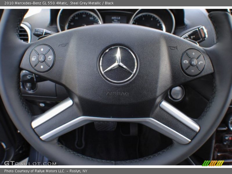 Steel Grey Metallic / Black 2010 Mercedes-Benz GL 550 4Matic