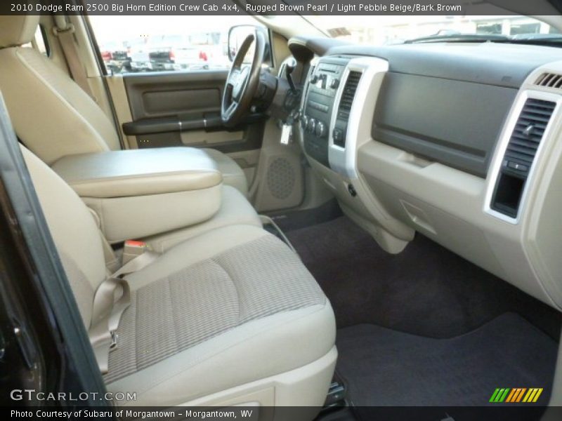 Rugged Brown Pearl / Light Pebble Beige/Bark Brown 2010 Dodge Ram 2500 Big Horn Edition Crew Cab 4x4