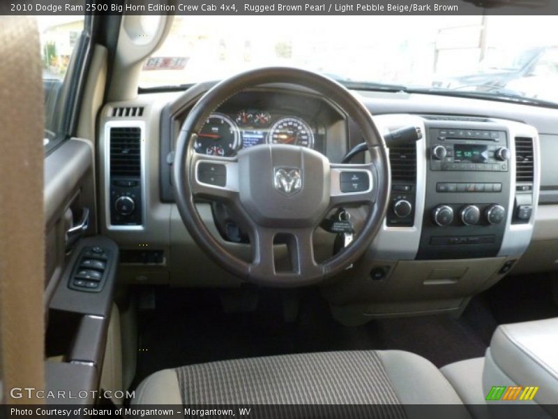 Rugged Brown Pearl / Light Pebble Beige/Bark Brown 2010 Dodge Ram 2500 Big Horn Edition Crew Cab 4x4