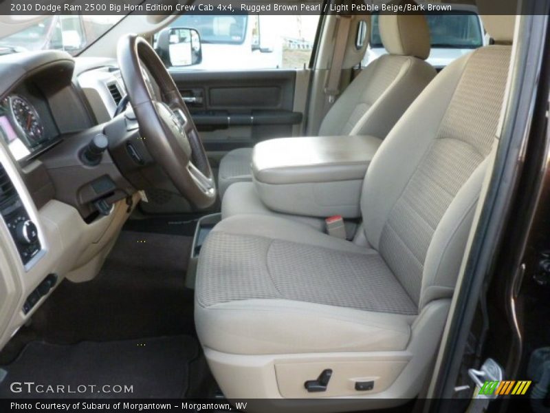 Rugged Brown Pearl / Light Pebble Beige/Bark Brown 2010 Dodge Ram 2500 Big Horn Edition Crew Cab 4x4