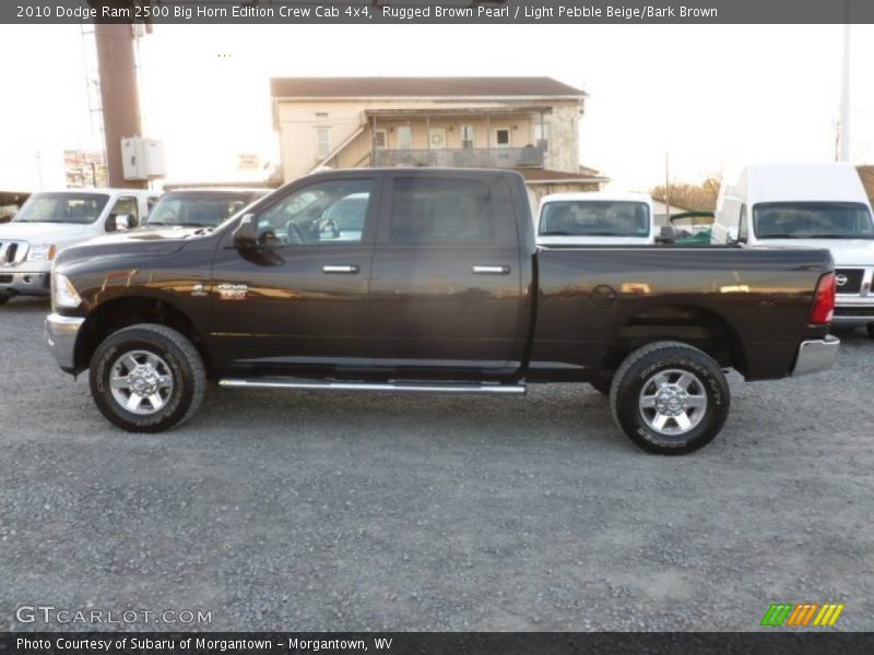 Rugged Brown Pearl / Light Pebble Beige/Bark Brown 2010 Dodge Ram 2500 Big Horn Edition Crew Cab 4x4