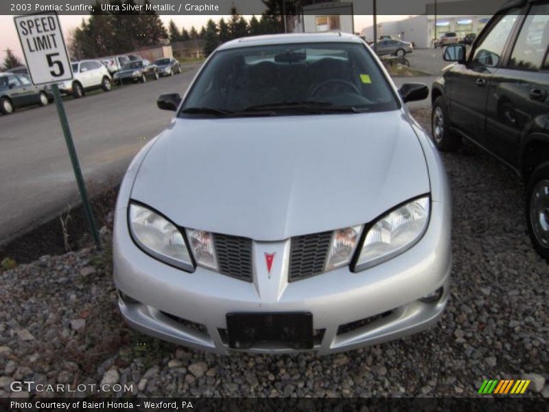 Ultra Silver Metallic / Graphite 2003 Pontiac Sunfire