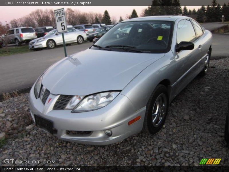 Ultra Silver Metallic / Graphite 2003 Pontiac Sunfire