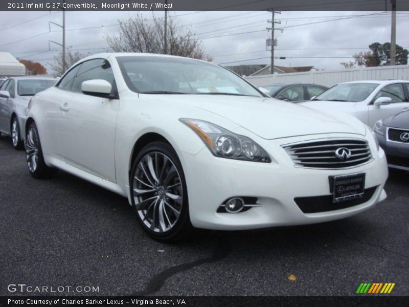 Moonlight White / Wheat 2011 Infiniti G 37 Convertible