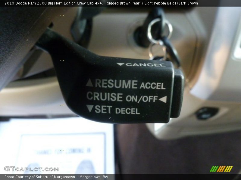 Rugged Brown Pearl / Light Pebble Beige/Bark Brown 2010 Dodge Ram 2500 Big Horn Edition Crew Cab 4x4