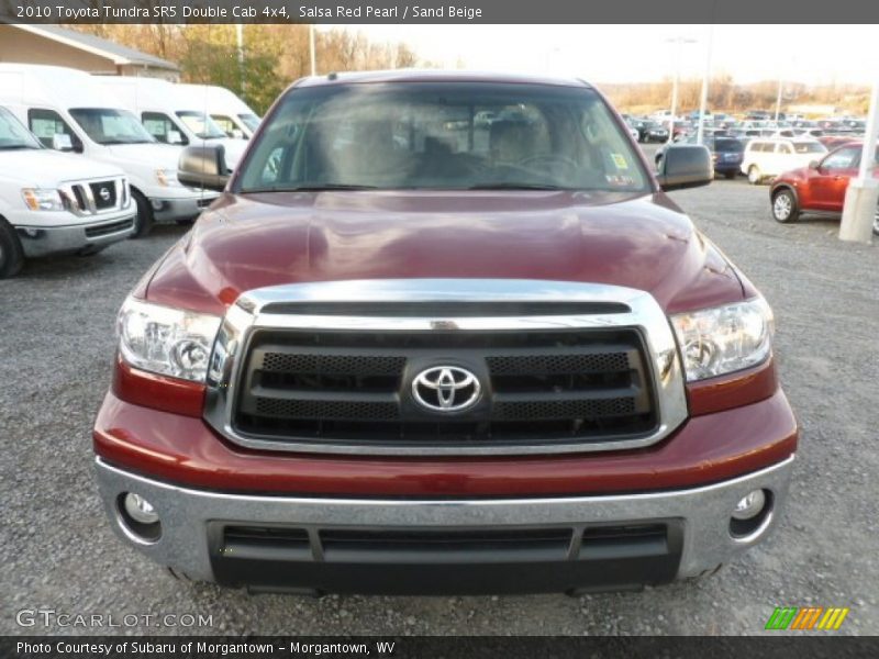 Salsa Red Pearl / Sand Beige 2010 Toyota Tundra SR5 Double Cab 4x4