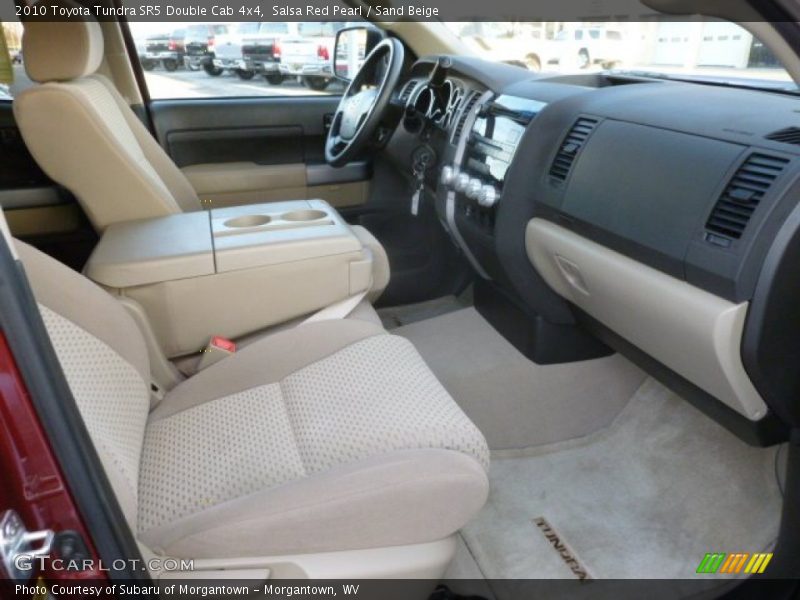 Salsa Red Pearl / Sand Beige 2010 Toyota Tundra SR5 Double Cab 4x4