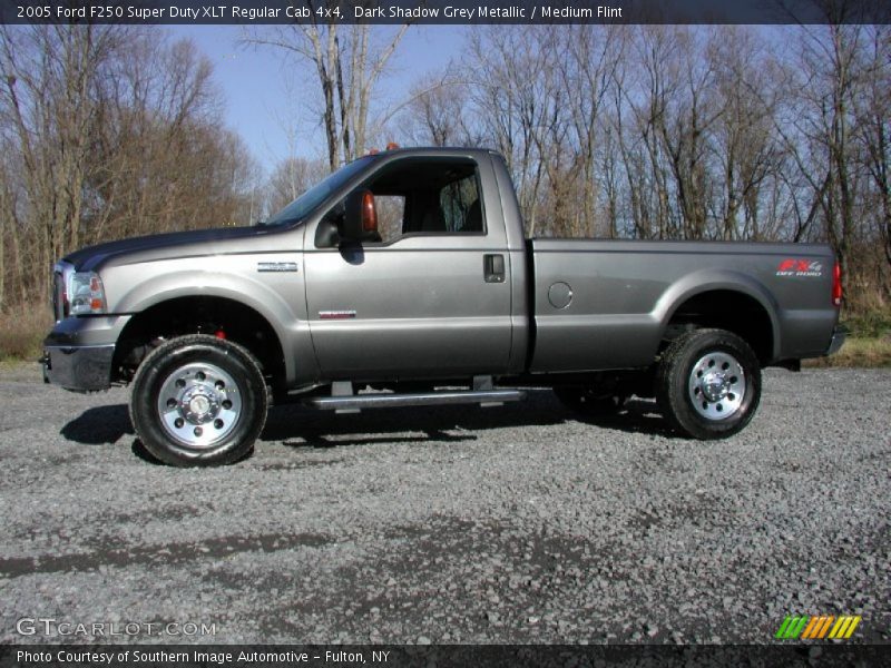  2005 F250 Super Duty XLT Regular Cab 4x4 Dark Shadow Grey Metallic