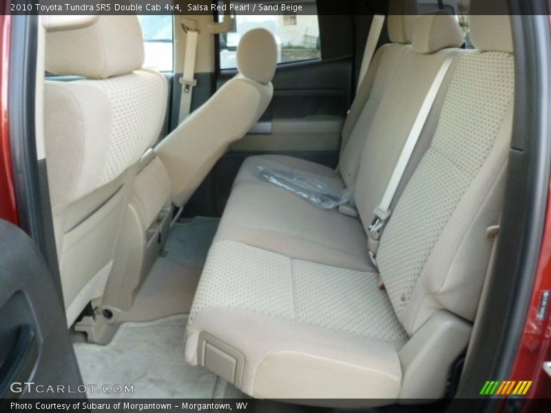 Salsa Red Pearl / Sand Beige 2010 Toyota Tundra SR5 Double Cab 4x4