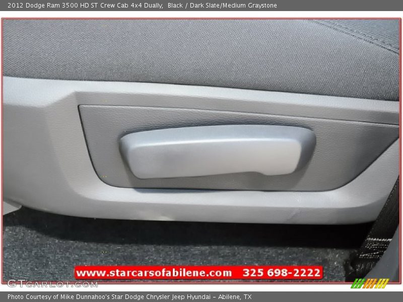 Black / Dark Slate/Medium Graystone 2012 Dodge Ram 3500 HD ST Crew Cab 4x4 Dually