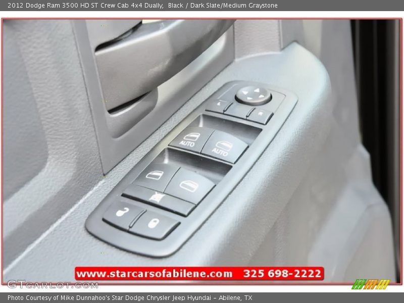 Black / Dark Slate/Medium Graystone 2012 Dodge Ram 3500 HD ST Crew Cab 4x4 Dually