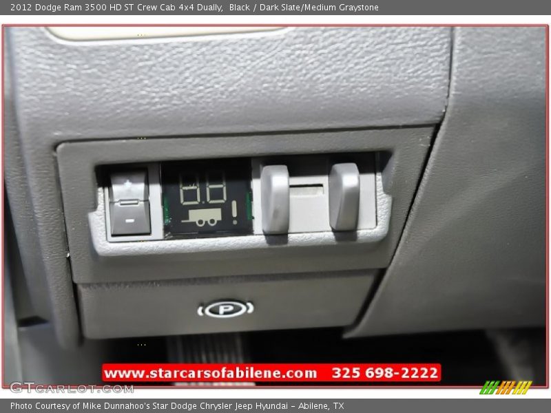 Black / Dark Slate/Medium Graystone 2012 Dodge Ram 3500 HD ST Crew Cab 4x4 Dually