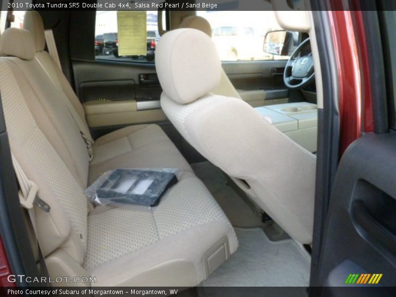 Salsa Red Pearl / Sand Beige 2010 Toyota Tundra SR5 Double Cab 4x4