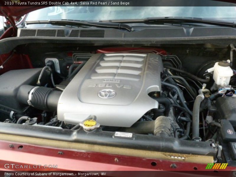 Salsa Red Pearl / Sand Beige 2010 Toyota Tundra SR5 Double Cab 4x4