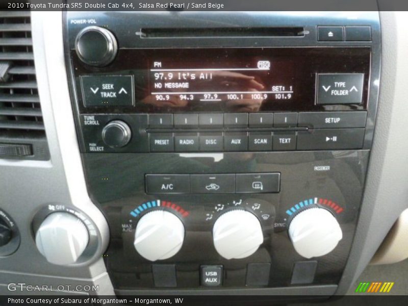 Salsa Red Pearl / Sand Beige 2010 Toyota Tundra SR5 Double Cab 4x4
