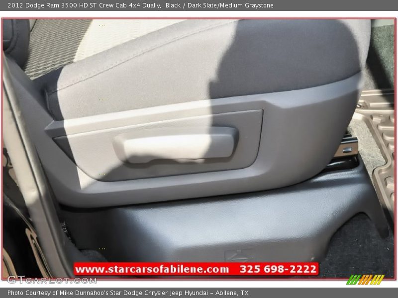 Black / Dark Slate/Medium Graystone 2012 Dodge Ram 3500 HD ST Crew Cab 4x4 Dually