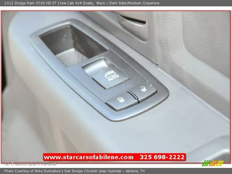 Black / Dark Slate/Medium Graystone 2012 Dodge Ram 3500 HD ST Crew Cab 4x4 Dually