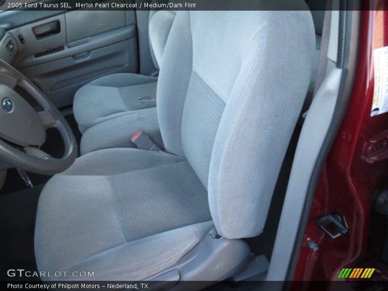 Merlot Pearl Clearcoat / Medium/Dark Flint 2005 Ford Taurus SEL