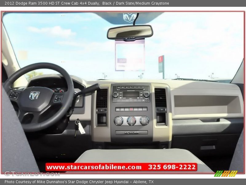 Black / Dark Slate/Medium Graystone 2012 Dodge Ram 3500 HD ST Crew Cab 4x4 Dually