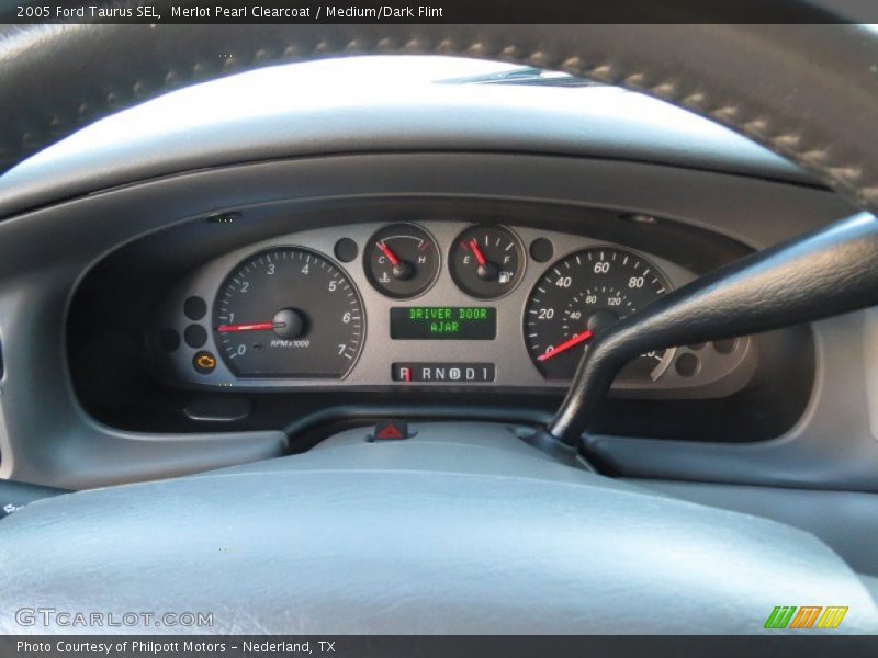 Merlot Pearl Clearcoat / Medium/Dark Flint 2005 Ford Taurus SEL