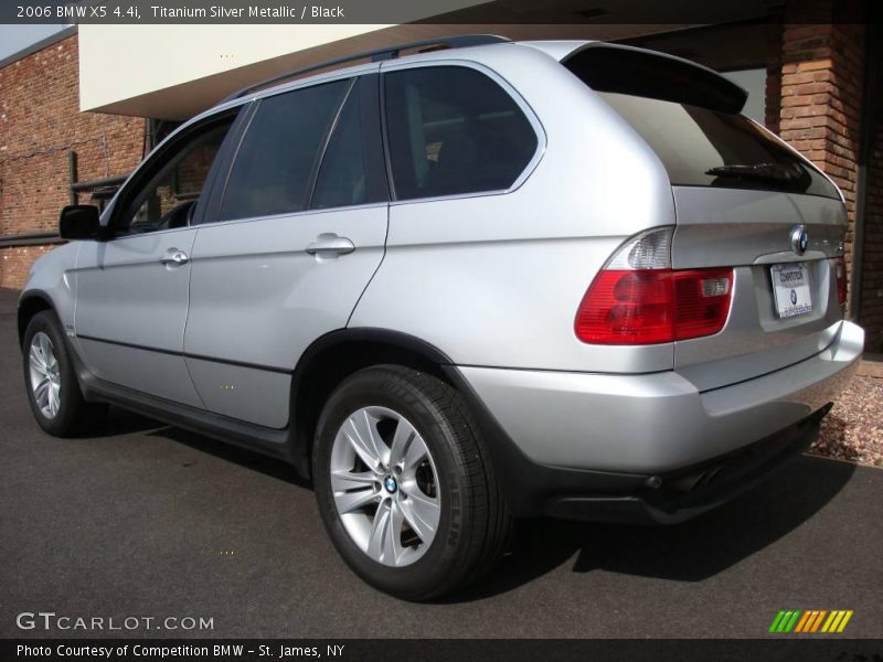 Titanium Silver Metallic / Black 2006 BMW X5 4.4i