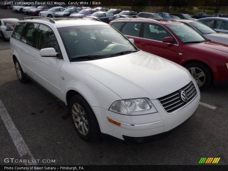 Candy White / Black 2003 Volkswagen Passat GLS Wagon
