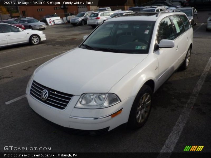Candy White / Black 2003 Volkswagen Passat GLS Wagon