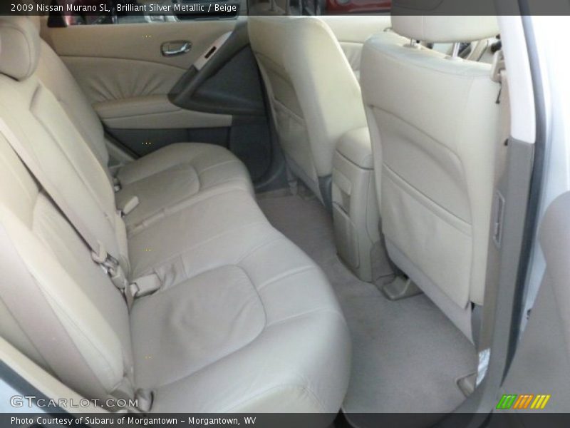 Brilliant Silver Metallic / Beige 2009 Nissan Murano SL