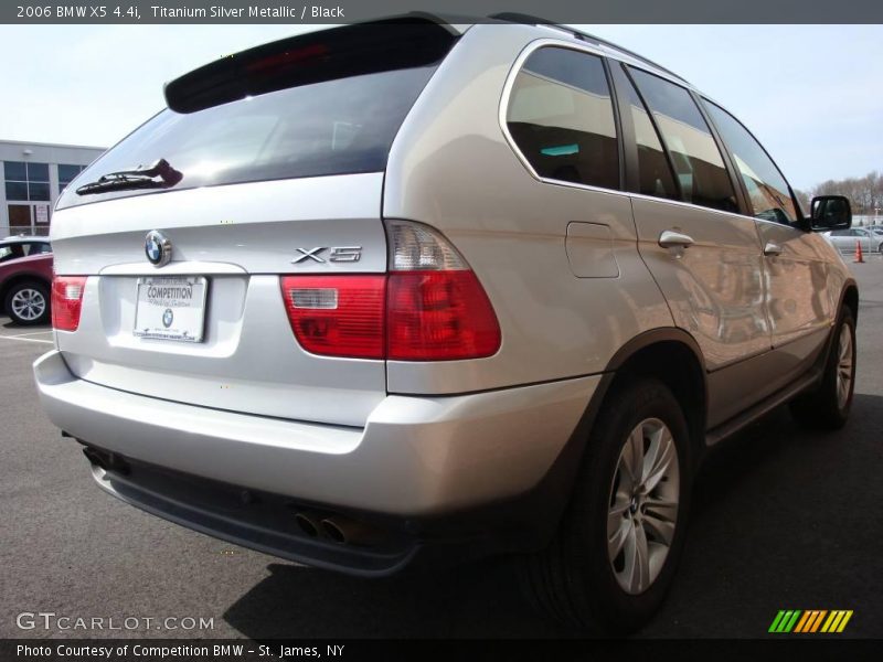 Titanium Silver Metallic / Black 2006 BMW X5 4.4i