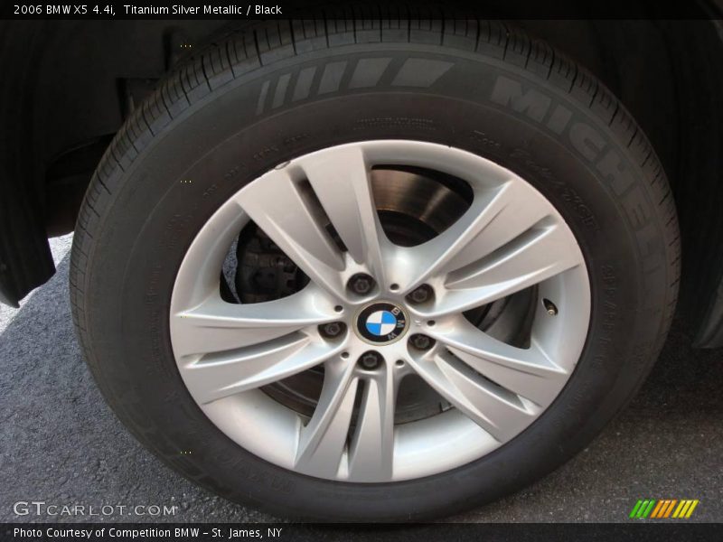 Titanium Silver Metallic / Black 2006 BMW X5 4.4i