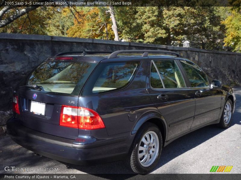 Nocturne Blue Metallic / Sand Beige 2005 Saab 9-5 Linear Sport Wagon