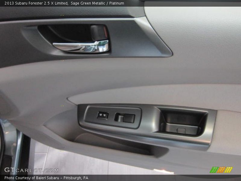 Sage Green Metallic / Platinum 2013 Subaru Forester 2.5 X Limited