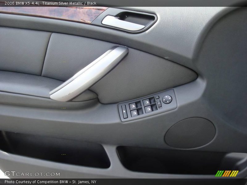 Titanium Silver Metallic / Black 2006 BMW X5 4.4i