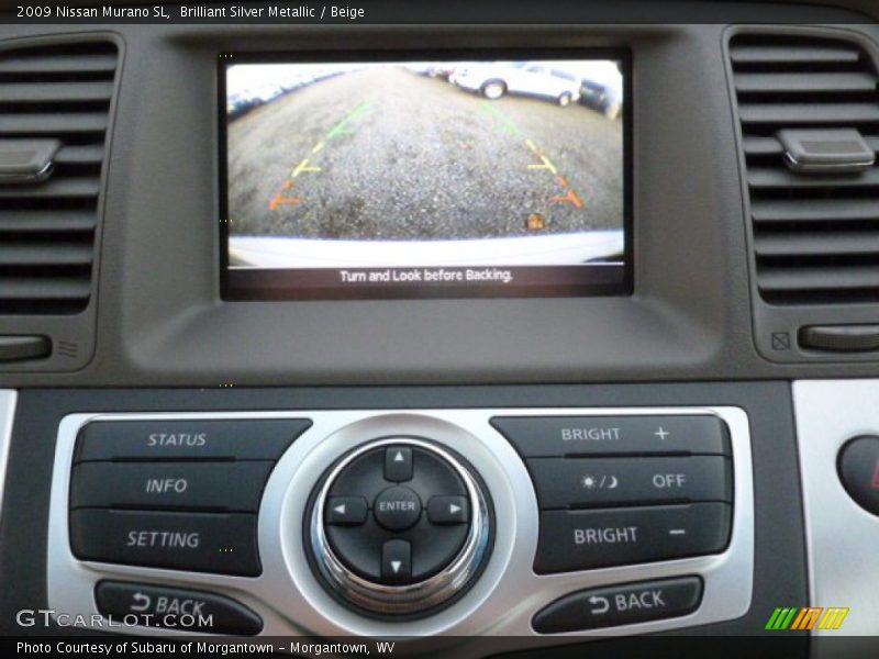 Brilliant Silver Metallic / Beige 2009 Nissan Murano SL