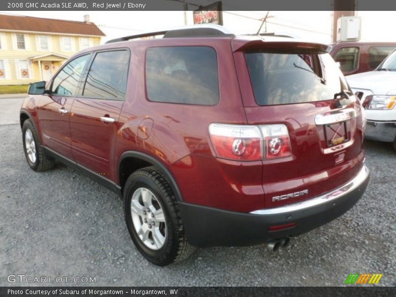 Red Jewel / Ebony 2008 GMC Acadia SLE AWD