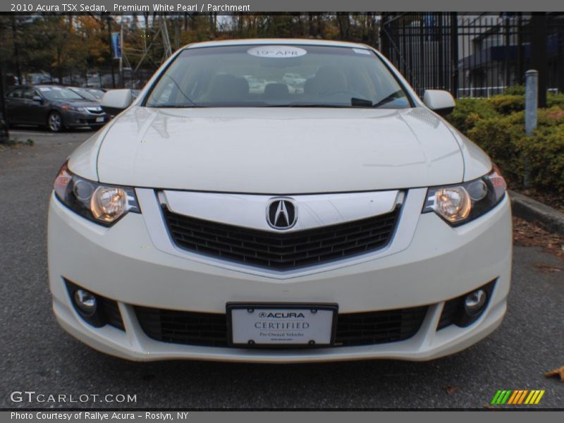 Premium White Pearl / Parchment 2010 Acura TSX Sedan
