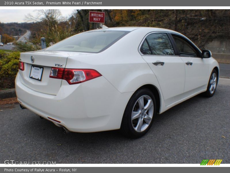 Premium White Pearl / Parchment 2010 Acura TSX Sedan