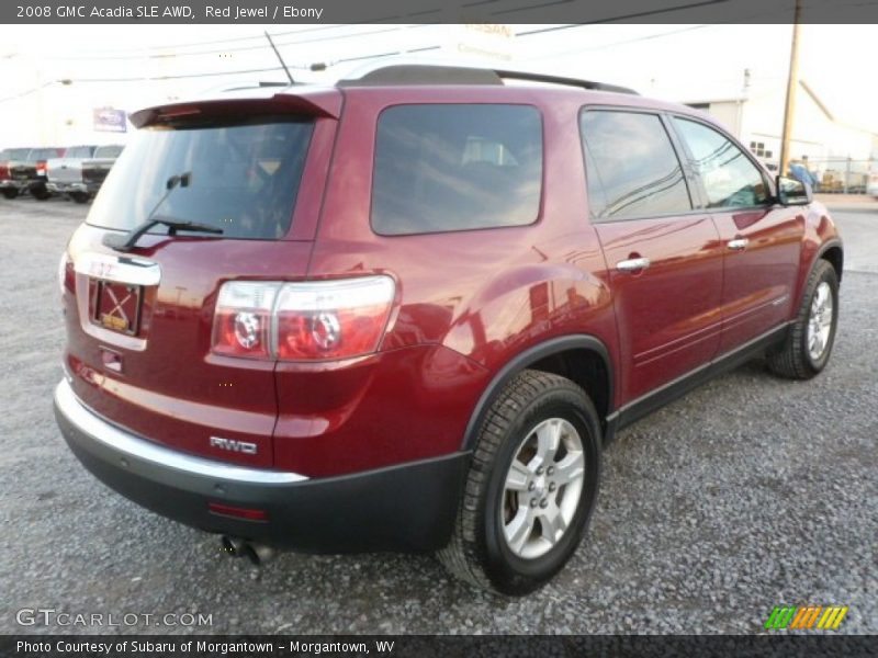 Red Jewel / Ebony 2008 GMC Acadia SLE AWD